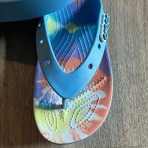 CROCS Blue Sandals Summer Comfort - Picture 3 of 7